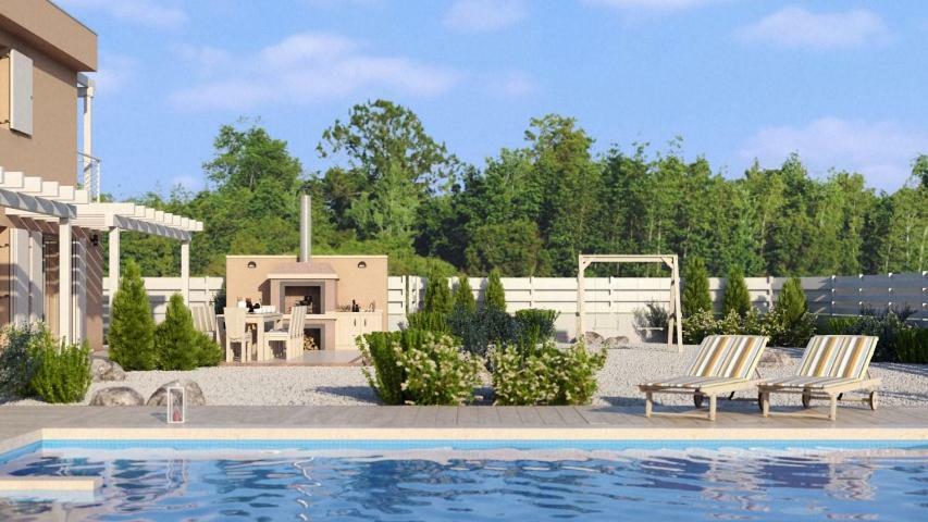 Villa Bella - Beautiful And Modern House With Pool, Souna, Jacuzzi & Playground, Liznjan - Istra Exterior foto